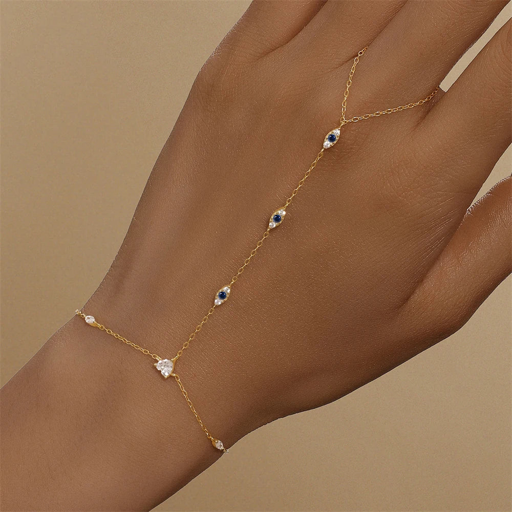 Bracelet Argent 925 Cœur & Étoile