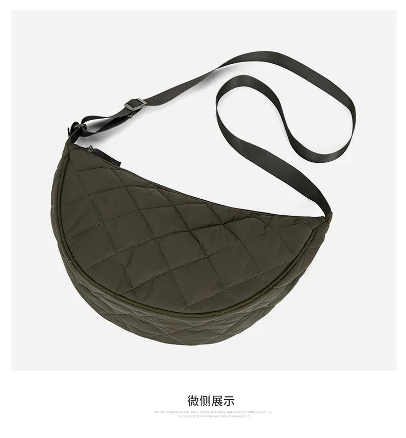 Sac Bandoulière Demi-Lune Nylon