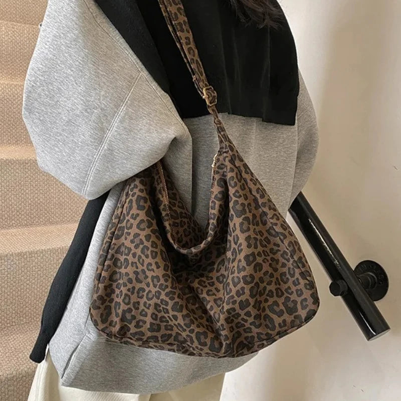 Tote bag imprimé léopard tendance femme - Maison Masy