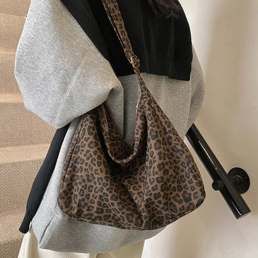 Tote bag imprimé léopard tendance femme - Maison Masy