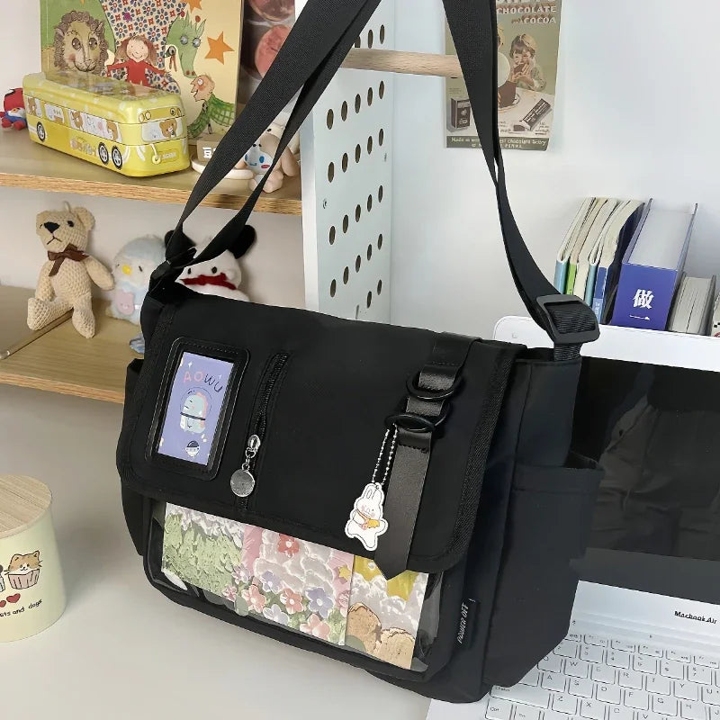 Sac Transparent Harajuku Y2K Badges
