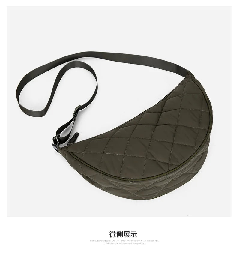 Sac Bandoulière Demi-Lune Nylon