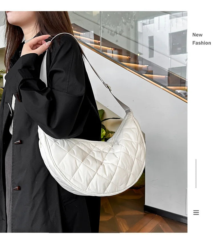 Sac Bandoulière Demi-Lune Nylon