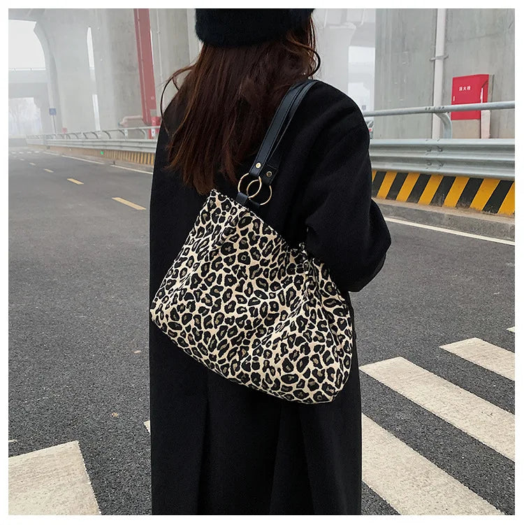 Tote Bag Imprimé Léopard