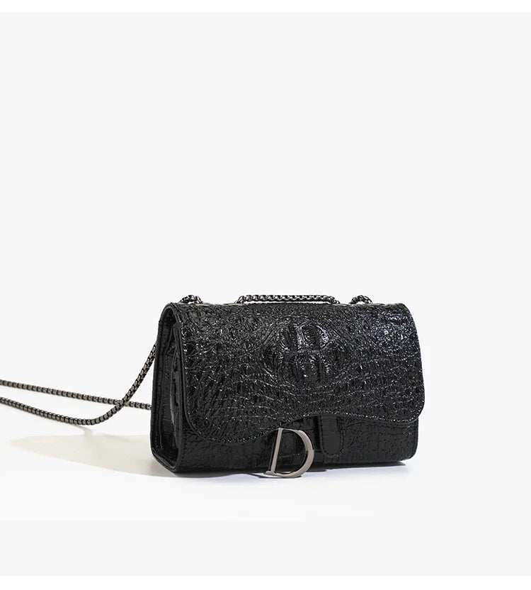 Mini Sac Paillettes Chaîne Dorée