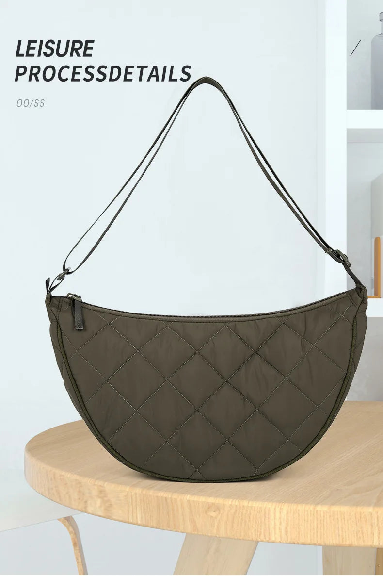 Sac Bandoulière Demi-Lune Nylon