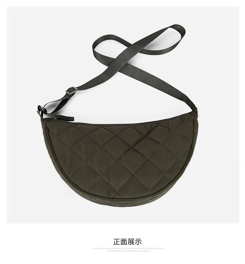 Sac Bandoulière Demi-Lune Nylon