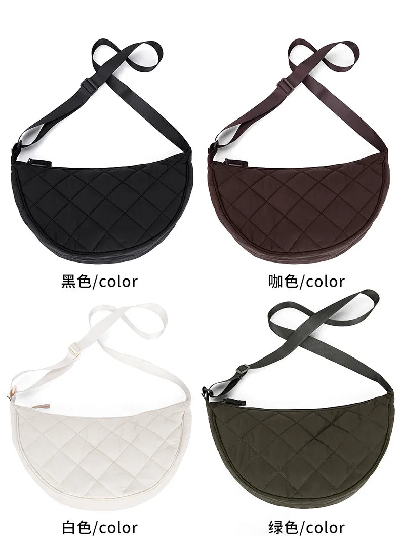 Sac Bandoulière Demi-Lune Nylon
