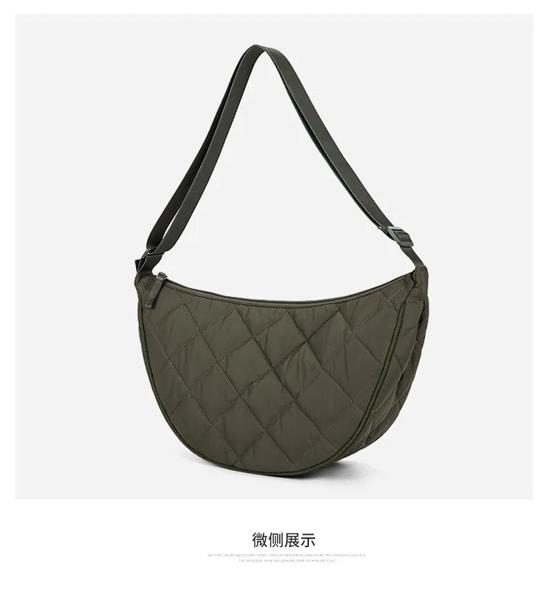Sac Bandoulière Demi-Lune Nylon