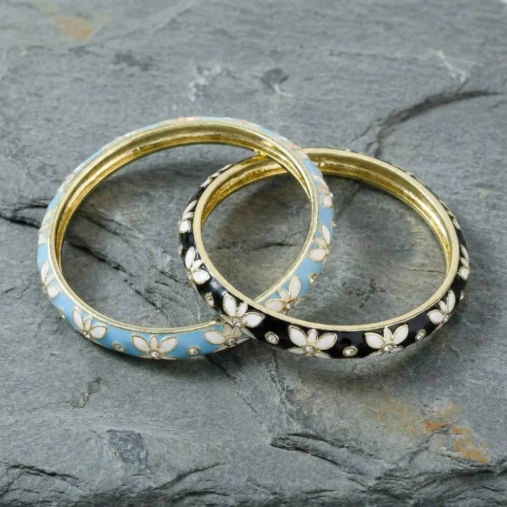 Enamel Vintage Cloisonne Bangle Floral Chinese Chinese Flower Bangle Vintage Ethnic Women's Hand Bracelet Gifts for Women Girl