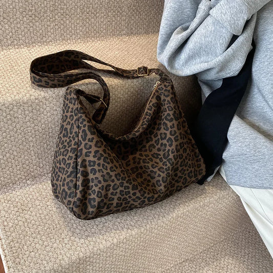 Tote bag imprimé léopard femme - Maison Masy