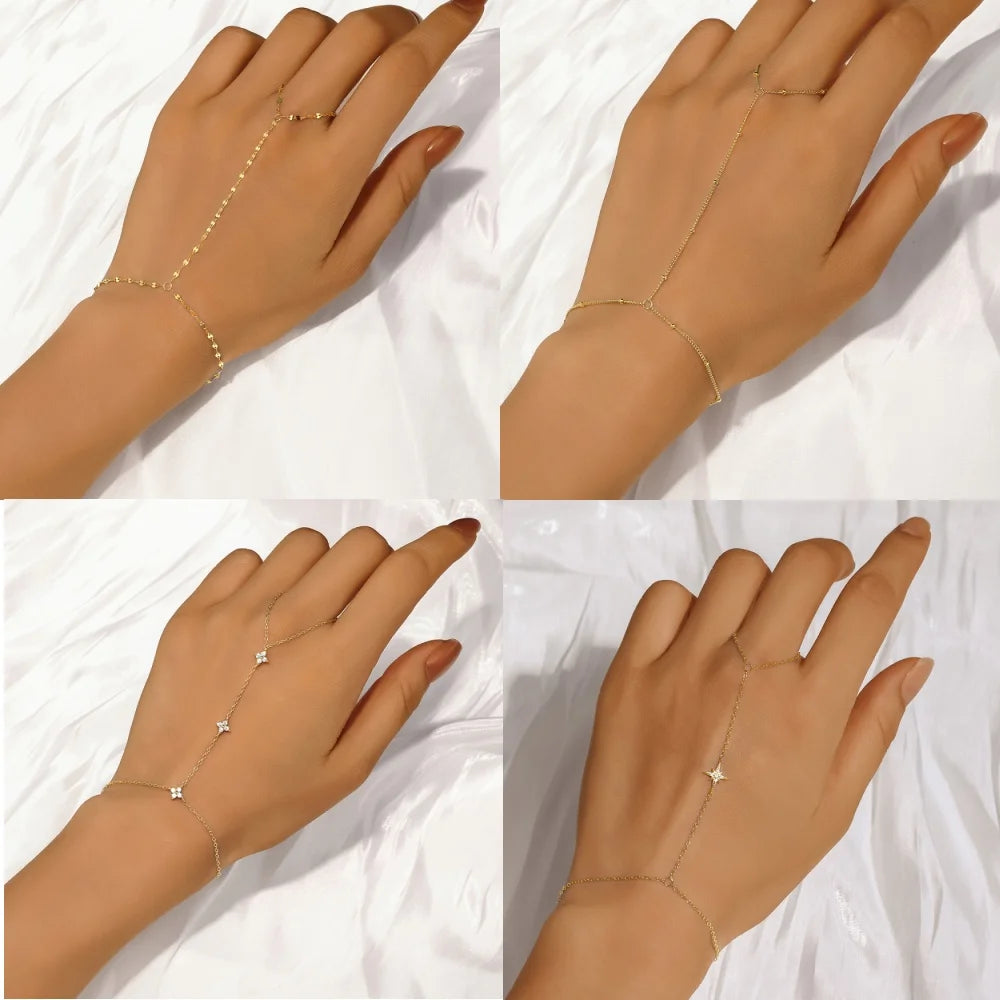 Bracelet Argent 925 Cœur & Étoile