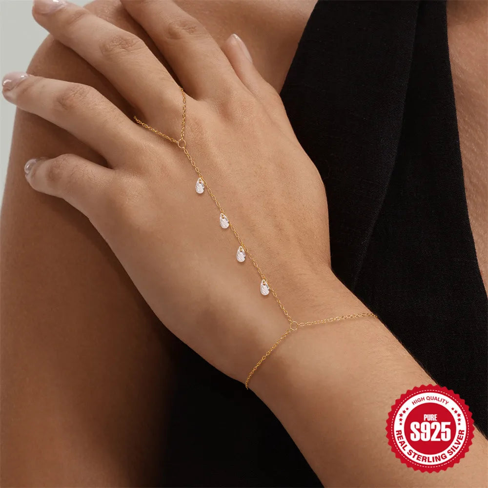 Bracelet Argent 925 Cœur & Étoile