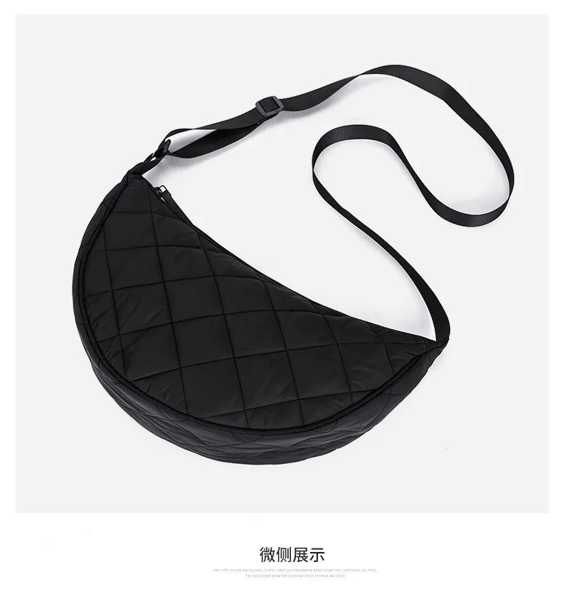 Sac Bandoulière Demi-Lune Nylon