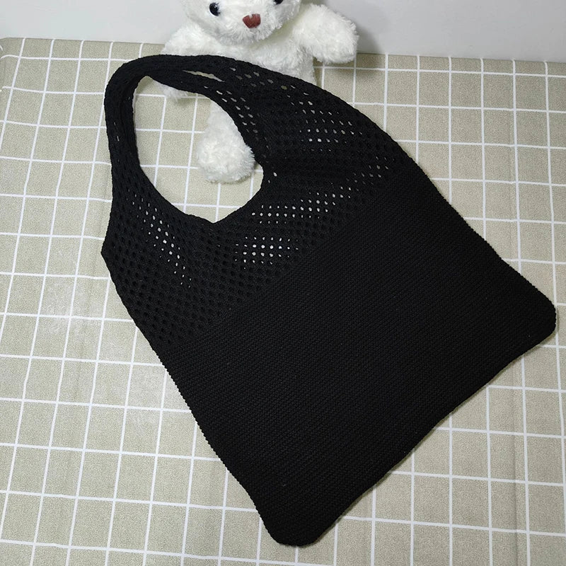 Sac Cabas Crochet Tressé