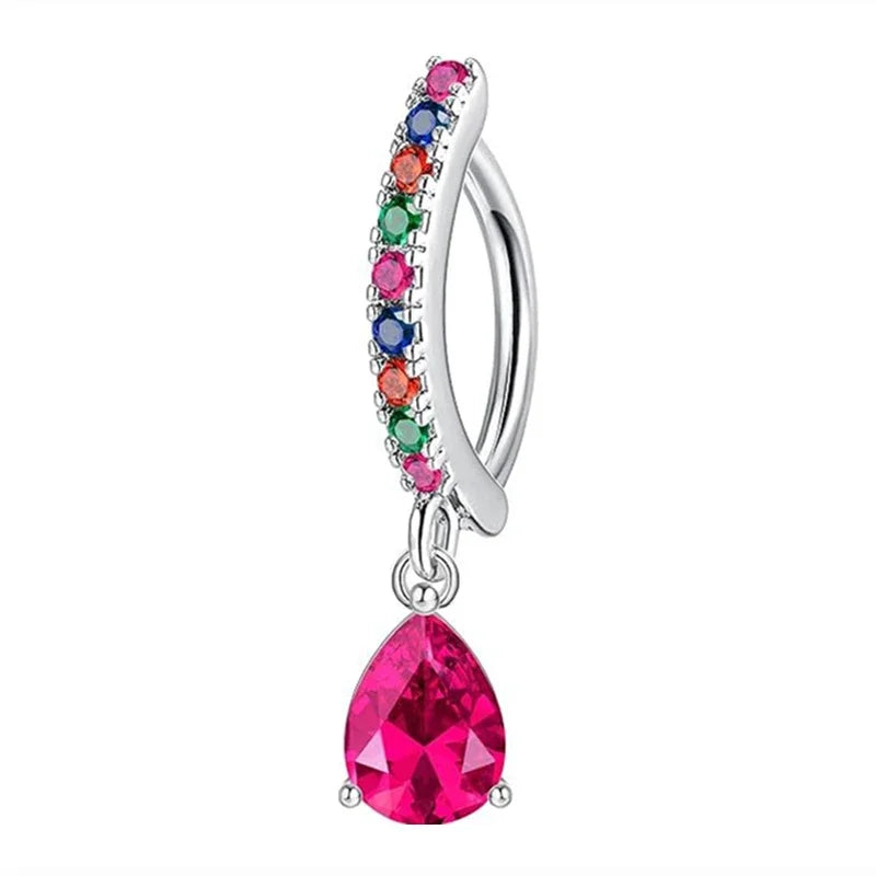 Piercing Nombril Cristal Cœur