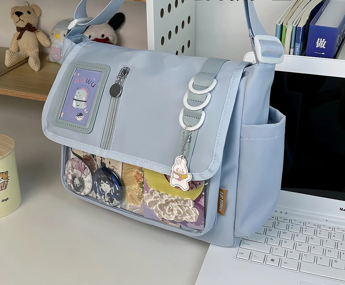 Sac Transparent Harajuku Y2K Badges