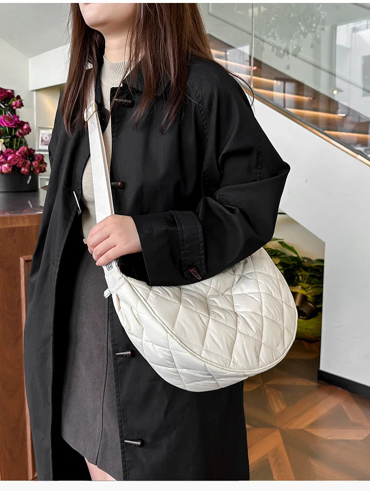Sac Bandoulière Demi-Lune Nylon