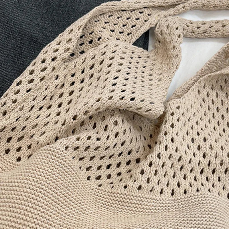 Sac Cabas Crochet Tressé