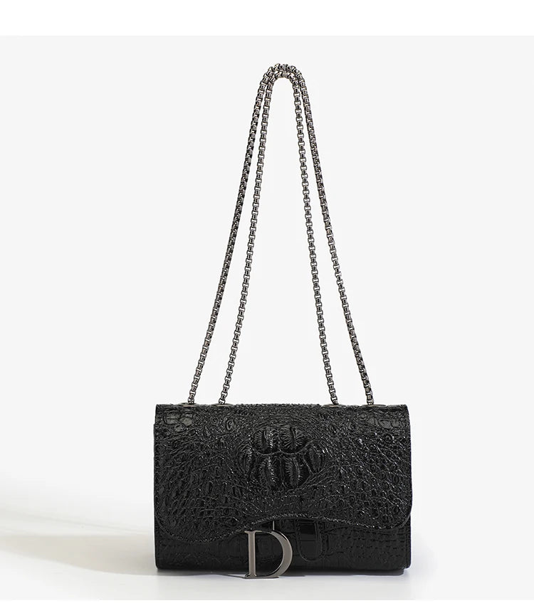 Mini Sac Paillettes Chaîne Dorée
