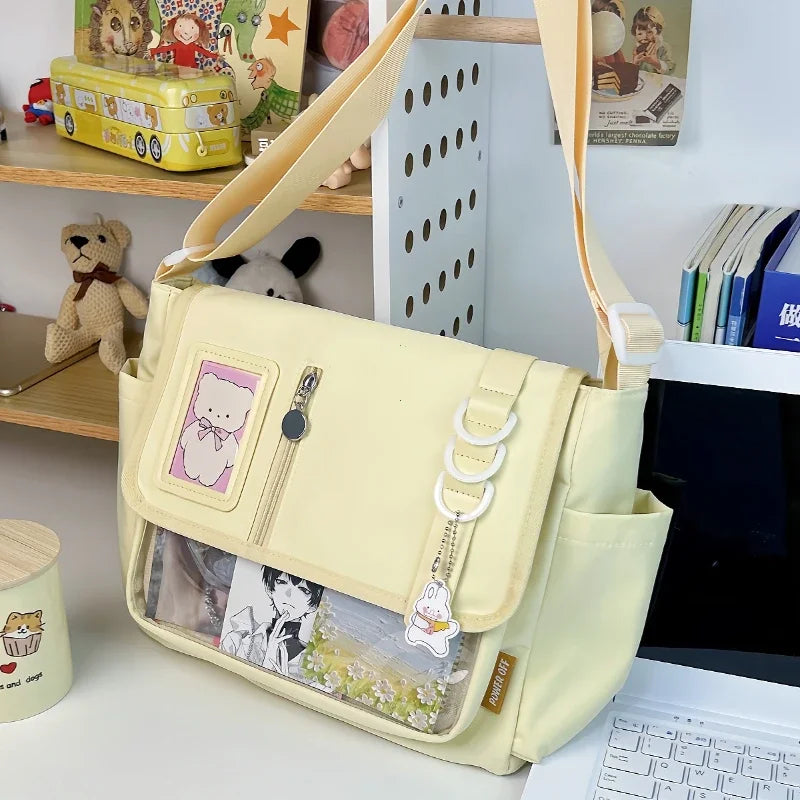 Sac Transparent Harajuku Y2K Badges