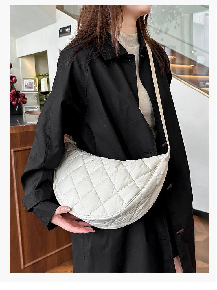 Sac Bandoulière Demi-Lune Nylon