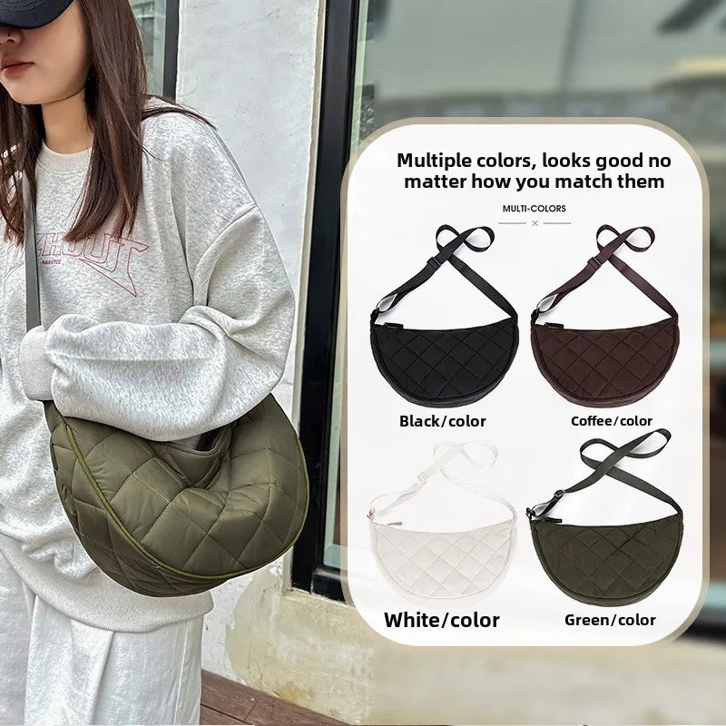 Sac Bandoulière Demi-Lune Nylon