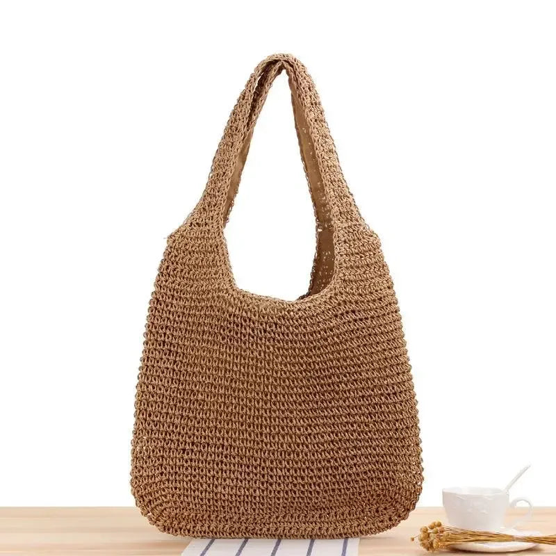 Sac Tote Paille Français Vacances