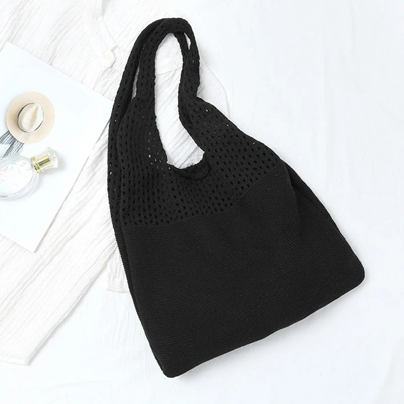 Sac Cabas Crochet Tressé