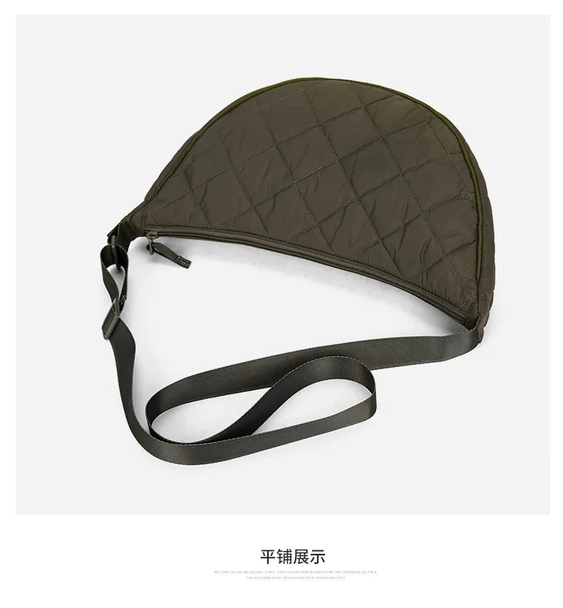 Sac Bandoulière Demi-Lune Nylon