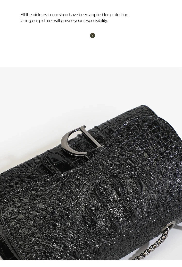 Mini Sac Paillettes Chaîne Dorée