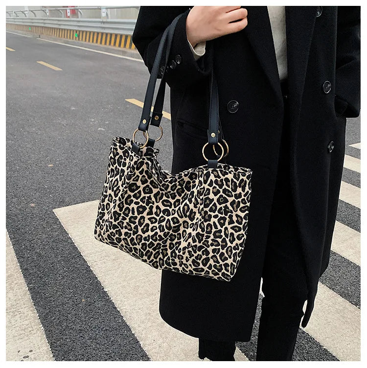 Tote Bag Imprimé Léopard