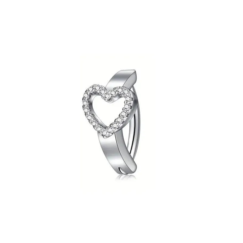 Piercing Nombril Cristal Cœur
