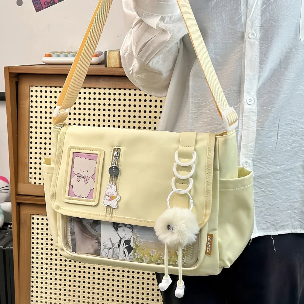 Sac Transparent Harajuku Y2K Badges
