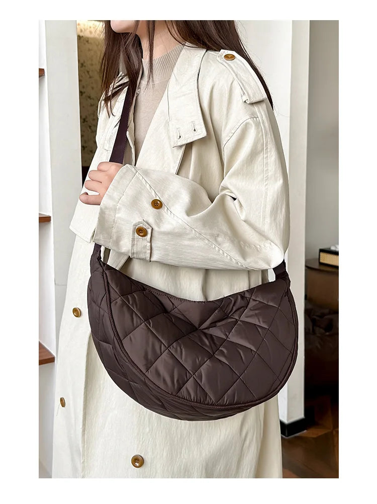 Sac Bandoulière Demi-Lune Nylon
