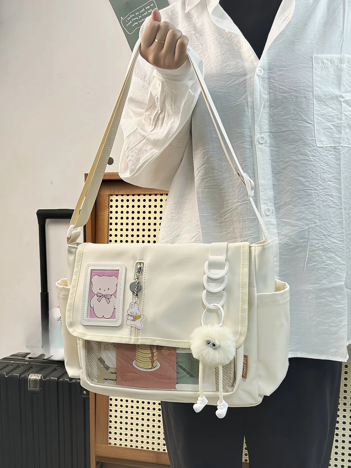 Sac Transparent Harajuku Y2K Badges