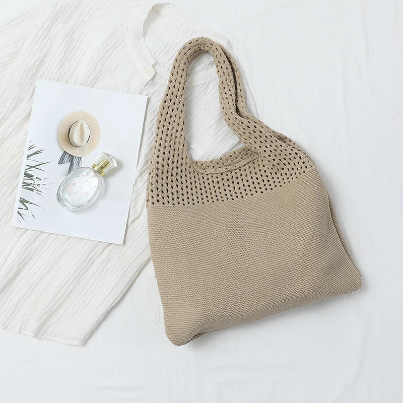 Sac Cabas Crochet Tressé