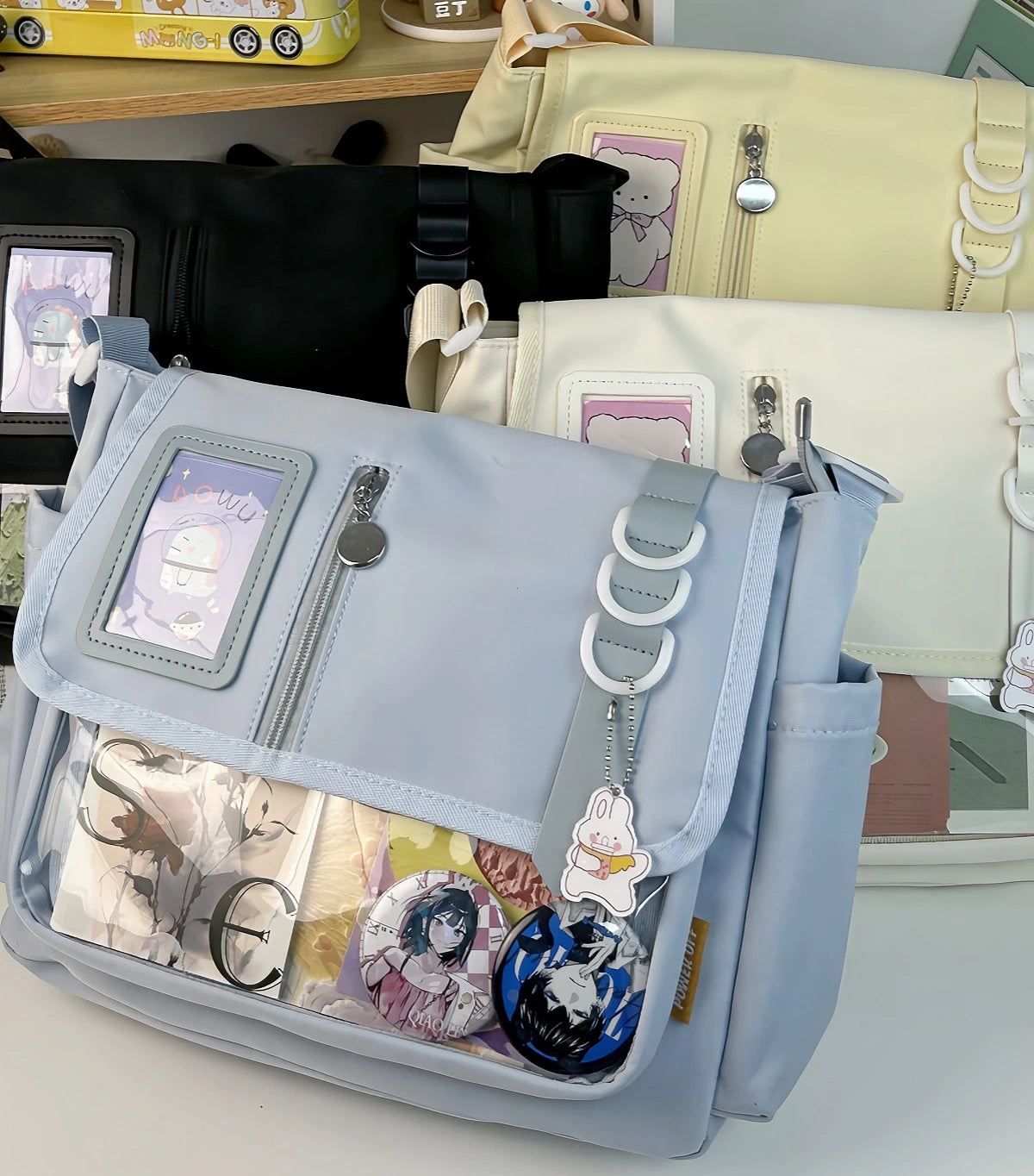 Sac Transparent Harajuku Y2K Badges