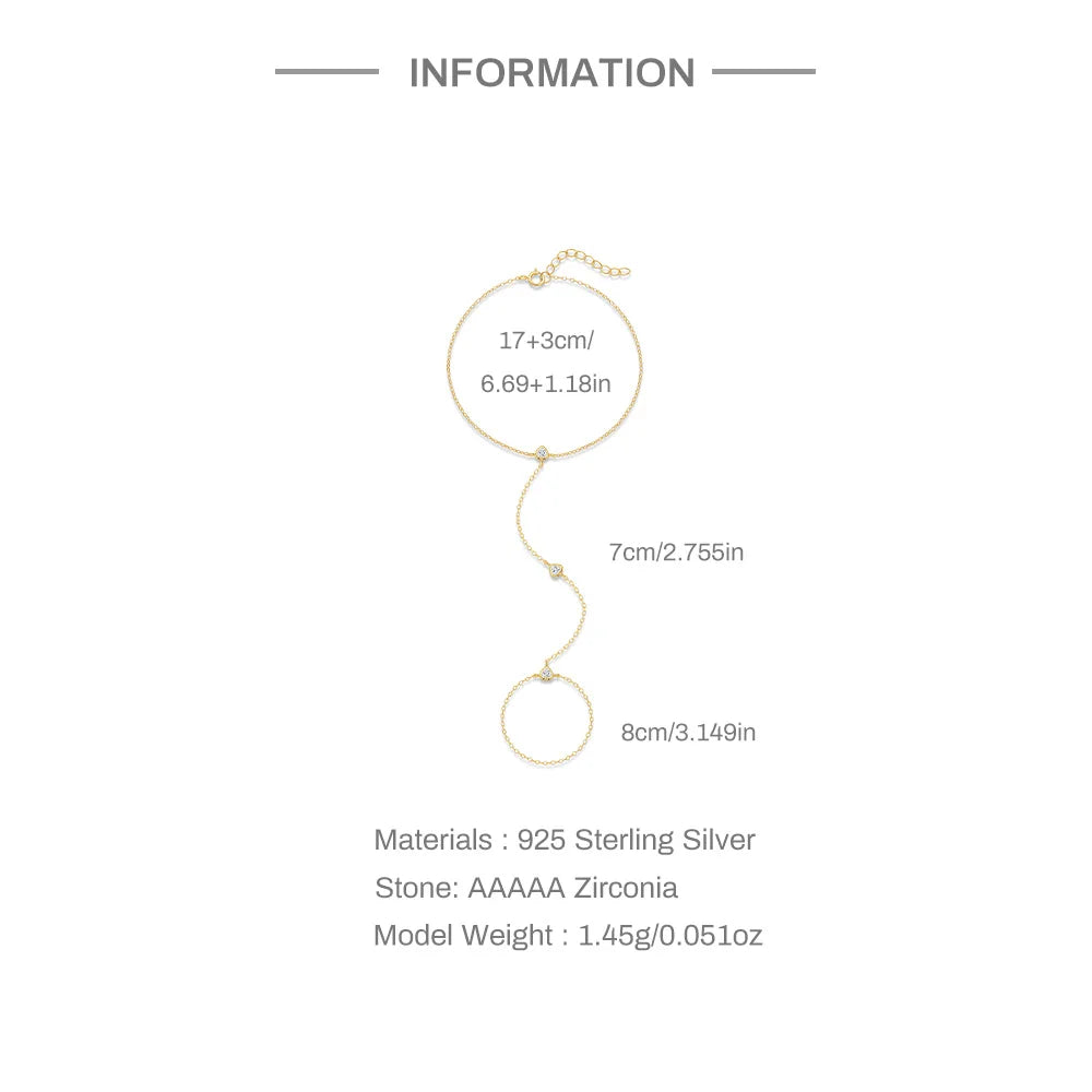 Bracelet Argent 925 Cœur & Étoile