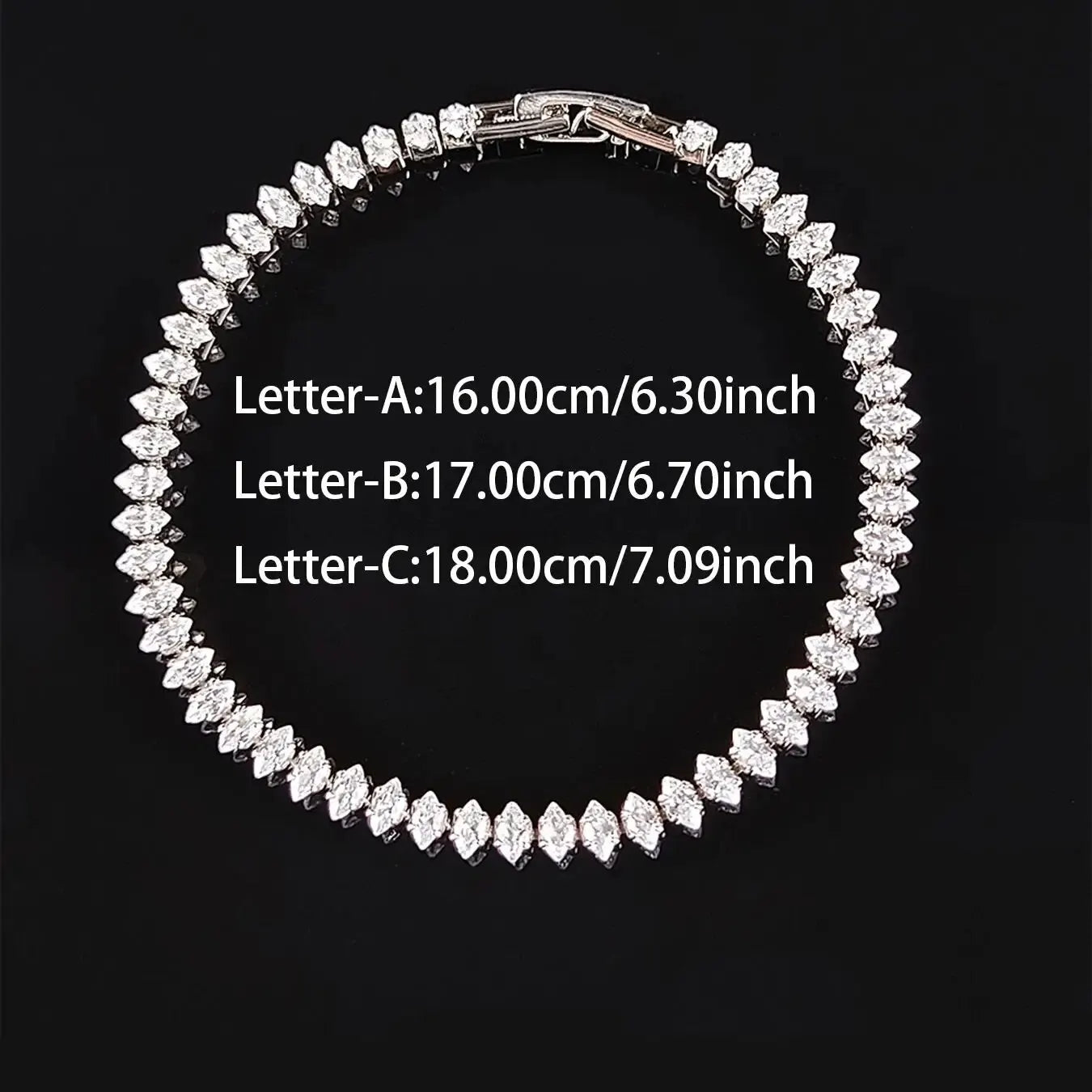 Bracelet Tennis Zircon Luxe