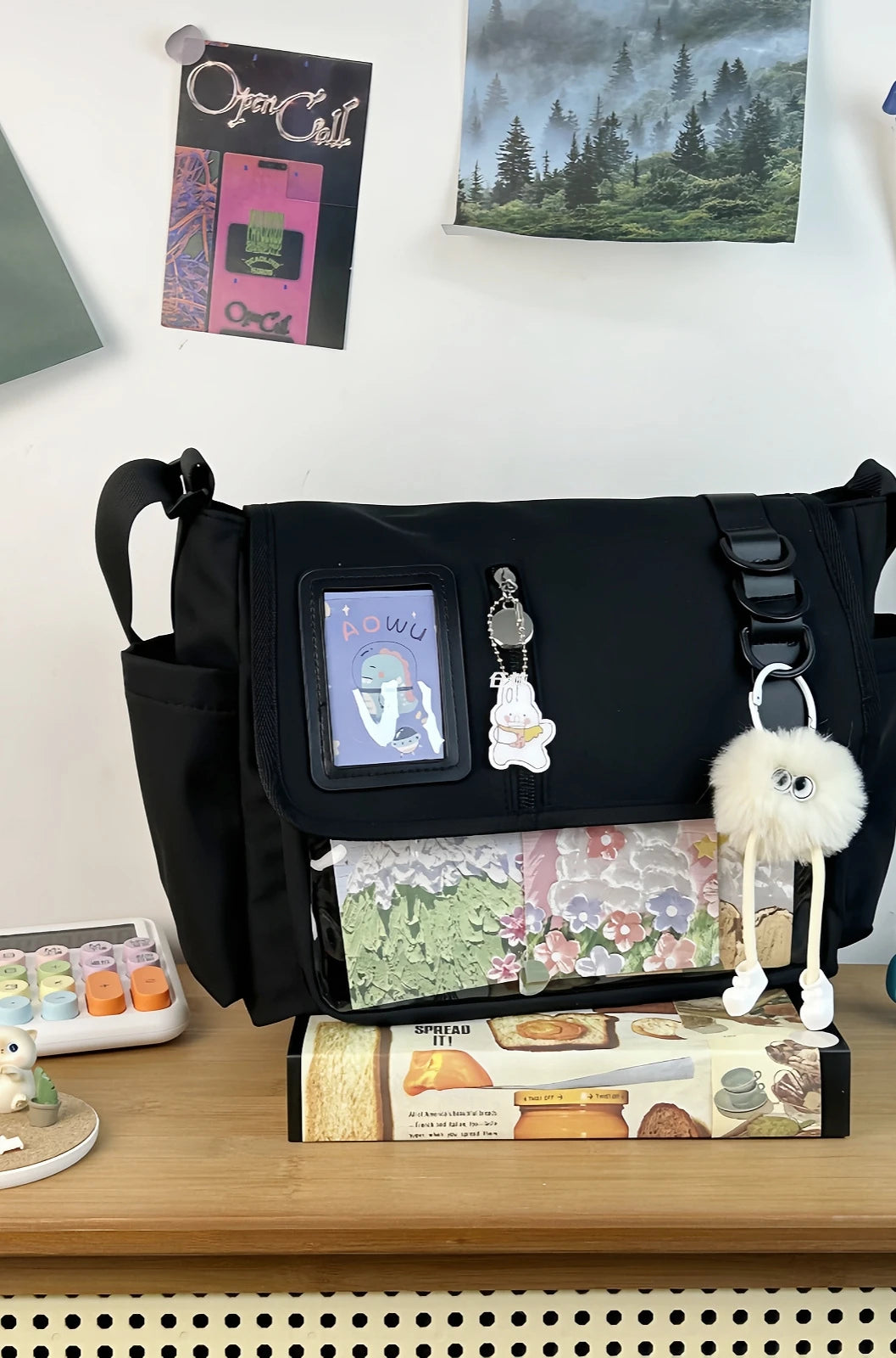 Sac Transparent Harajuku Y2K Badges