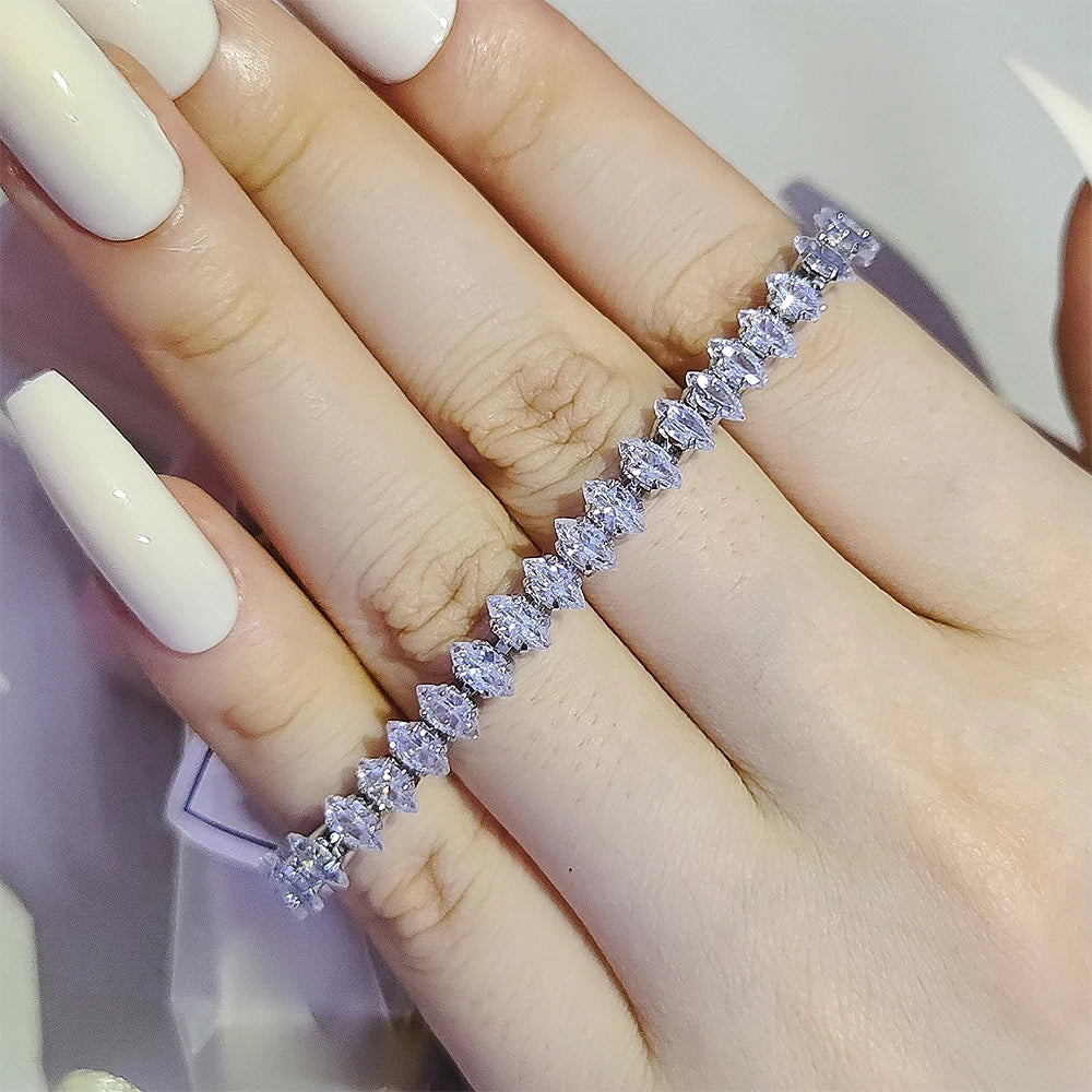 Bracelet Tennis Zircon Luxe