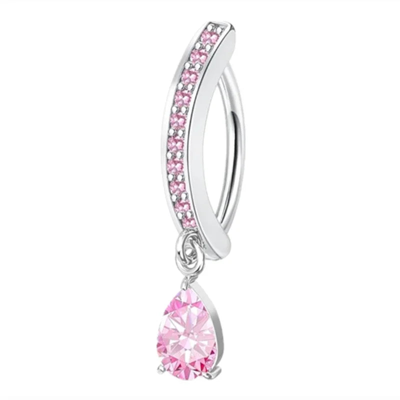 Piercing Nombril Cristal Cœur
