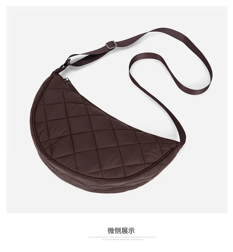 Sac Bandoulière Demi-Lune Nylon