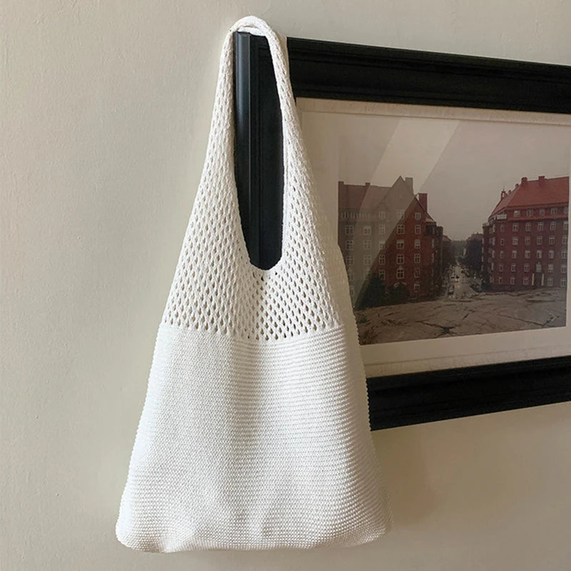 Sac Cabas Crochet Tressé
