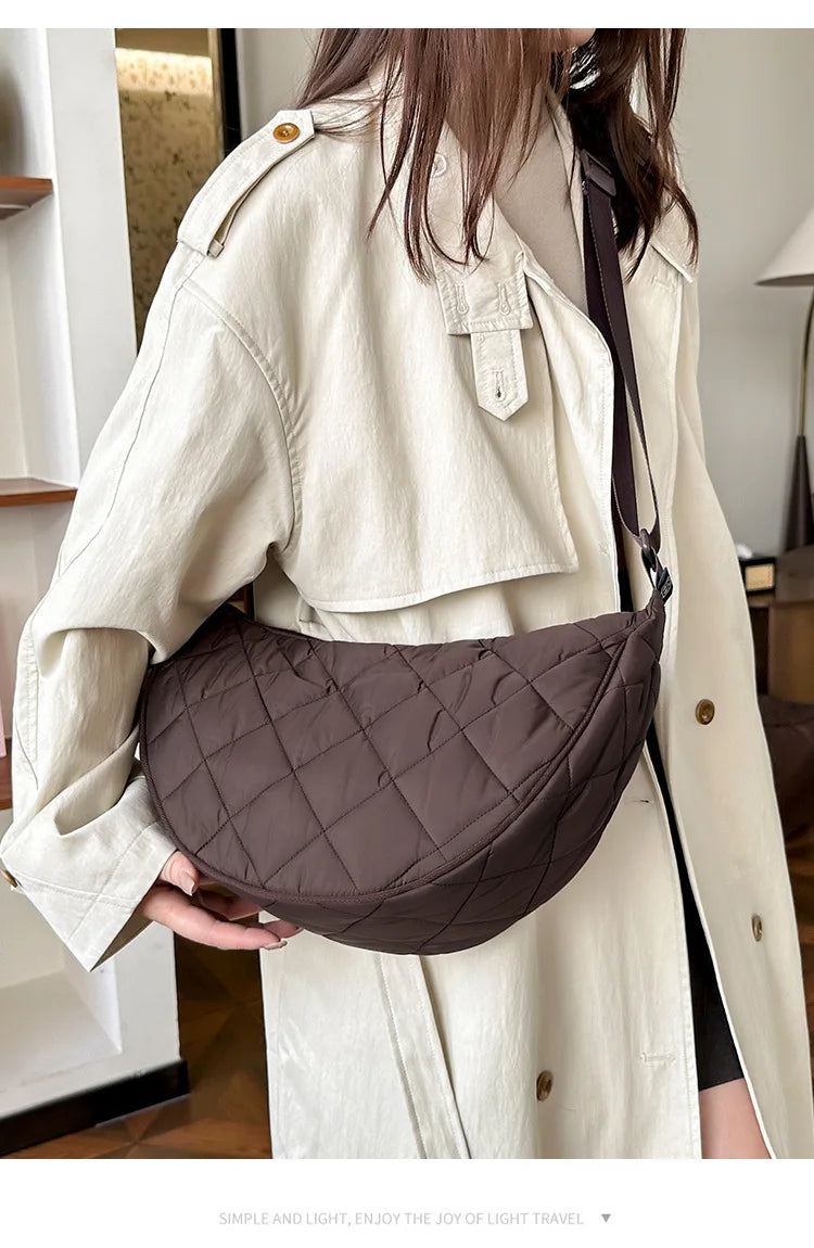 Sac Bandoulière Demi-Lune Nylon