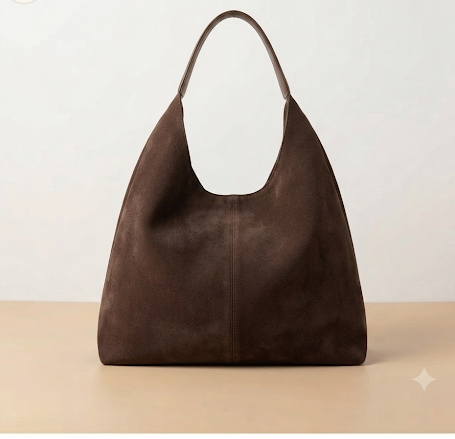 Sac Bandoulière Daim Grande Capacité