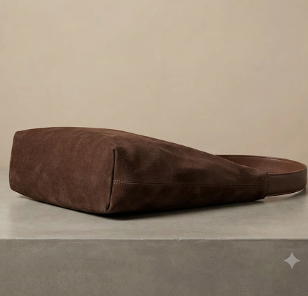 Sac Bandoulière Daim Grande Capacité