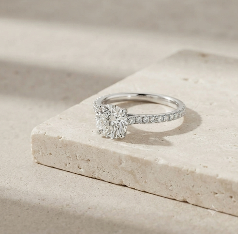Duo de Bagues Princesse Zircone - Blanc & Noir | Set de 2