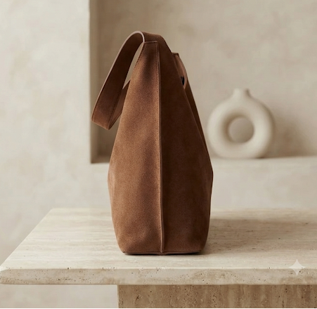Sac Bandoulière Daim Grande Capacité